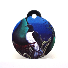 High Definition Metal Keychain Tag – Game & Nature Design Custom Metal Label