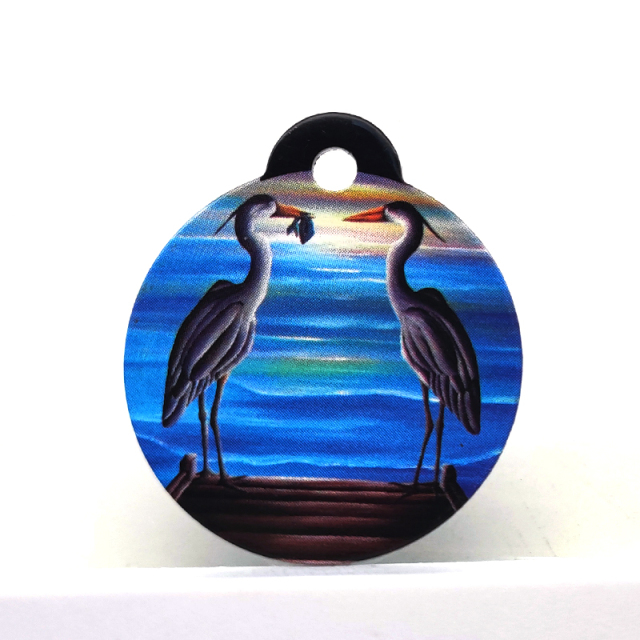 High Definition Metal Keychain Tag – Game & Nature Design Custom Metal Label