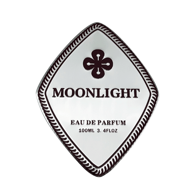 Luxury Gold Foil Metal Perfume Labeling | Riyadh Flower Series Custom Metal Label