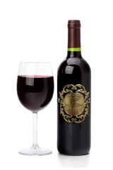 Custom XO cognac metal wine label