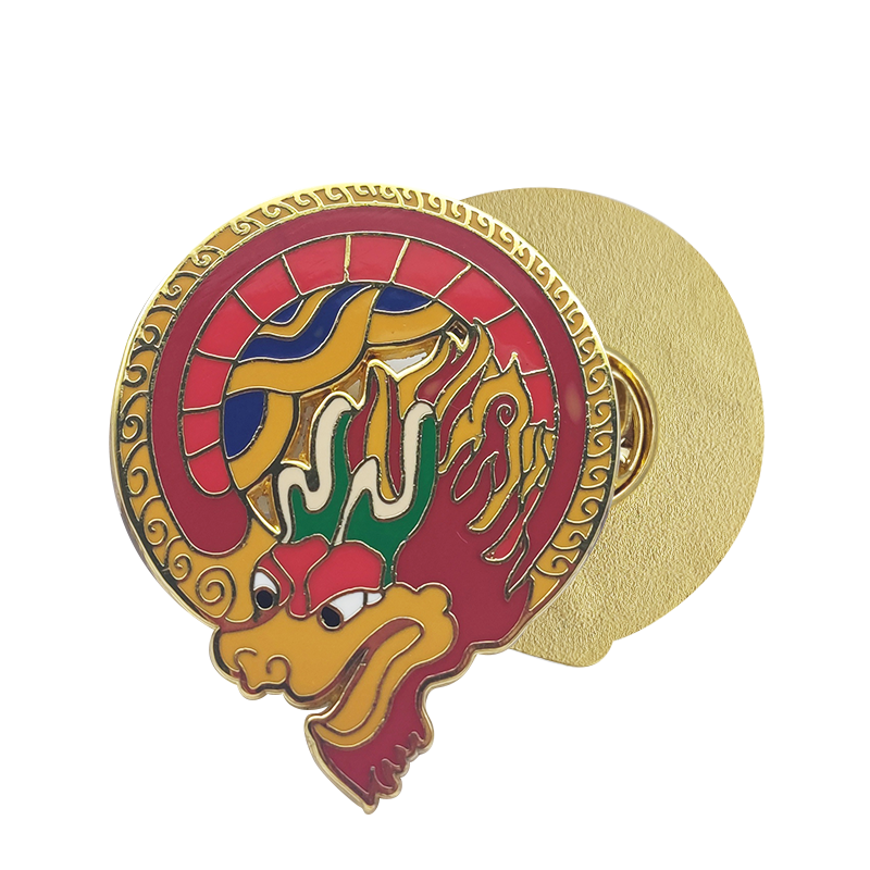 Premium Hard Enamel University Emblem Pin – Custom College Alumni Badge