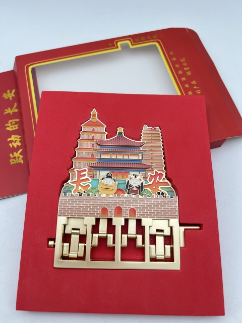 Customized Exquisite Metal Fridge Magnets for Group Tour Memory Team Building Gift and Store Decorative Ornament