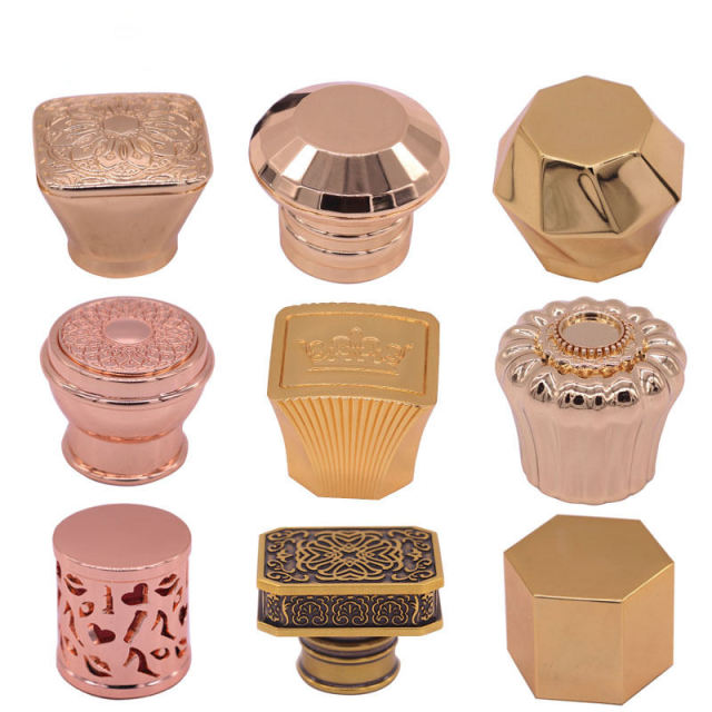 Zinc Alloy Perfume Cap Universal FEA15 Die Casting Zamac Perfume Bottle Cap, Multi Color Plated, Zinc Alloy Fragrance Closure Factory Wholesale