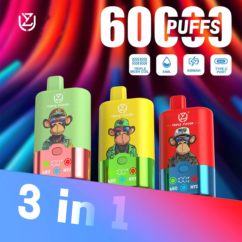 UZY Triple Flavor 3in1 60K