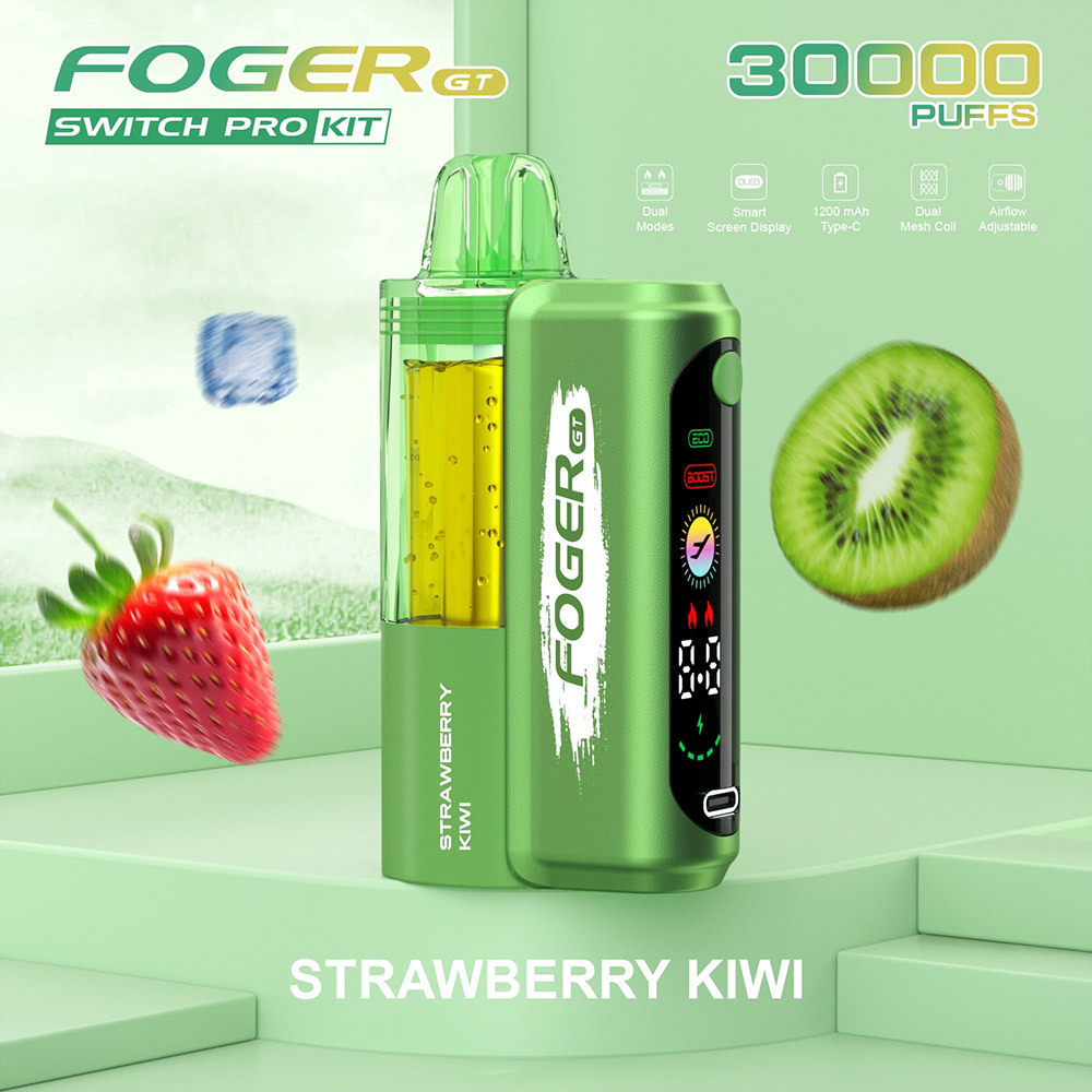 FOGER GT Switch Pro Kit 30K Puffs Device Pod System Refilled Disposable Vape Pen E Cigarette Bulk Wholesale