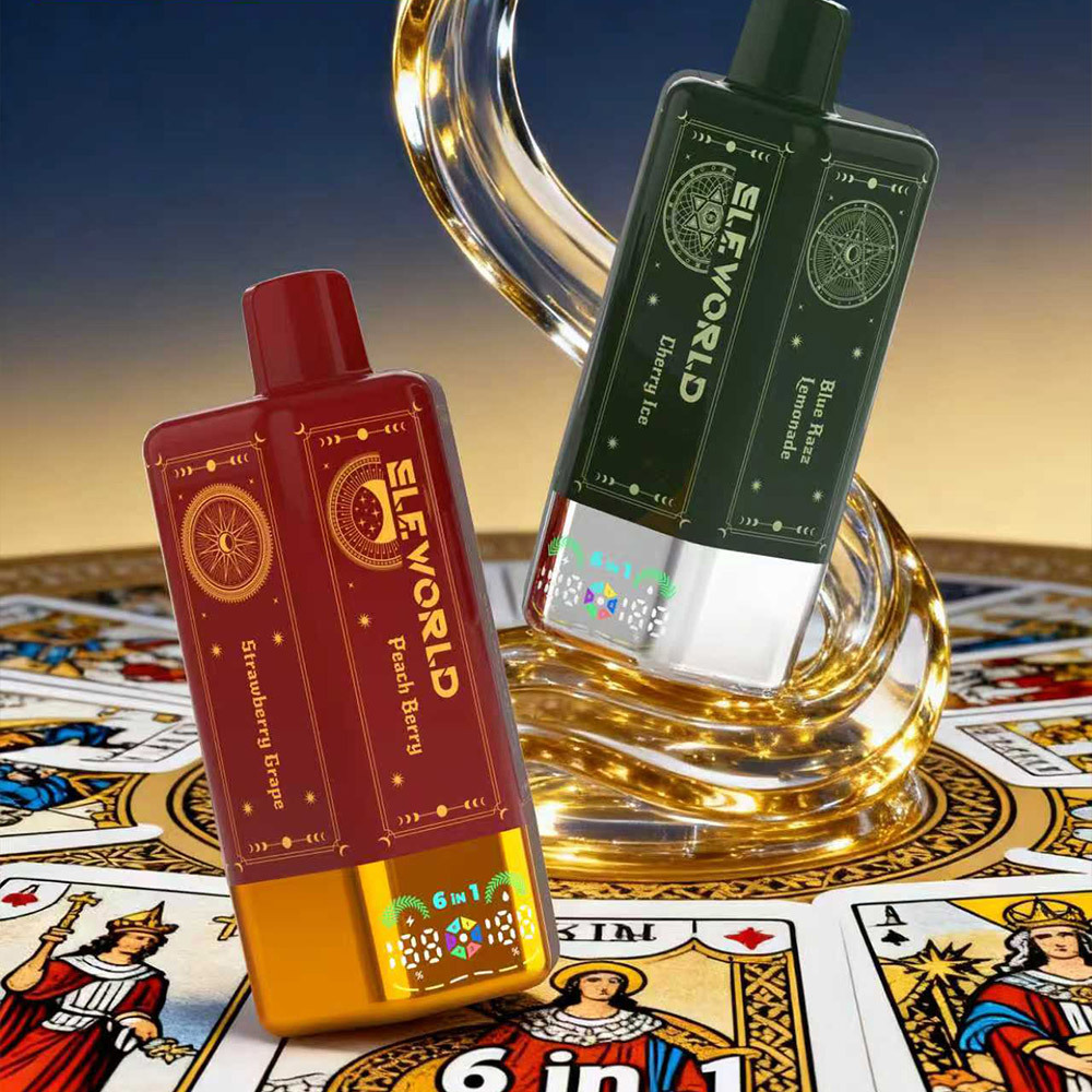 ELFWORLD Real 6-in-1 Flavor 200K Puffs Disposable Vape Pen Pre-Filling E Cigarette Bulk Wholesale