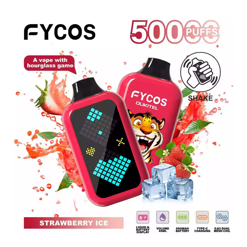 FYCOS Player 50K Puffs Disposable Vape Pen Pre-Filling E Cigarette EU Warehouse Bulk Wholesale