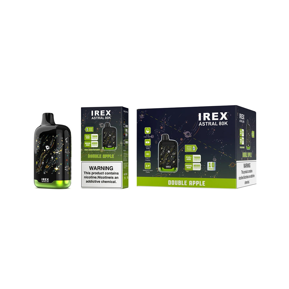 IREX Astral 80K Puffs Disposable Vape Pen Pre-Filling E Cigarette EU Warehouse Bulk Wholesale