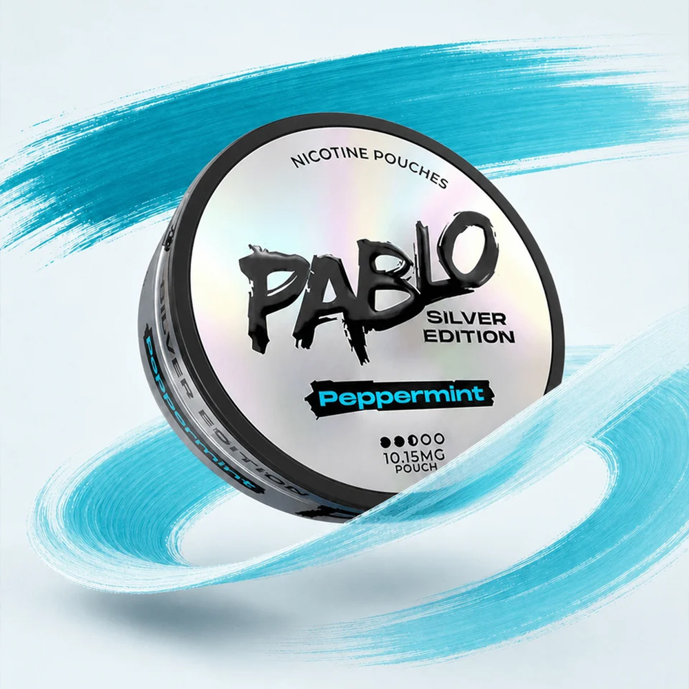 PABLO Nicotine Pouches Silver/Gold Edition Strong Nicopods 10/17/20/50mg Tobacco Free Bulk Wholesale