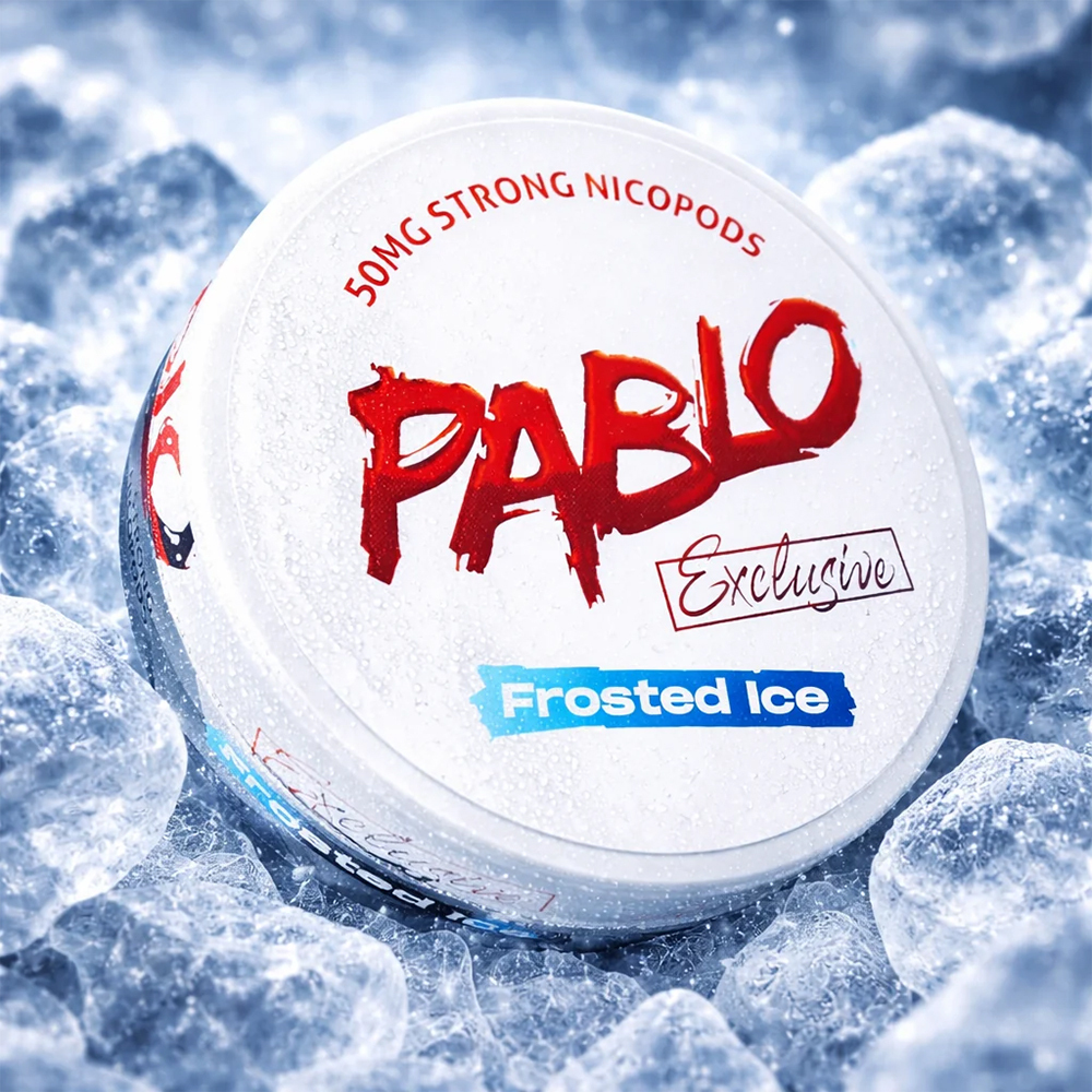 PABLO Nicotine Pouches Silver/Gold Edition Strong Nicopods 10/17/20/50mg Tobacco Free Bulk Wholesale