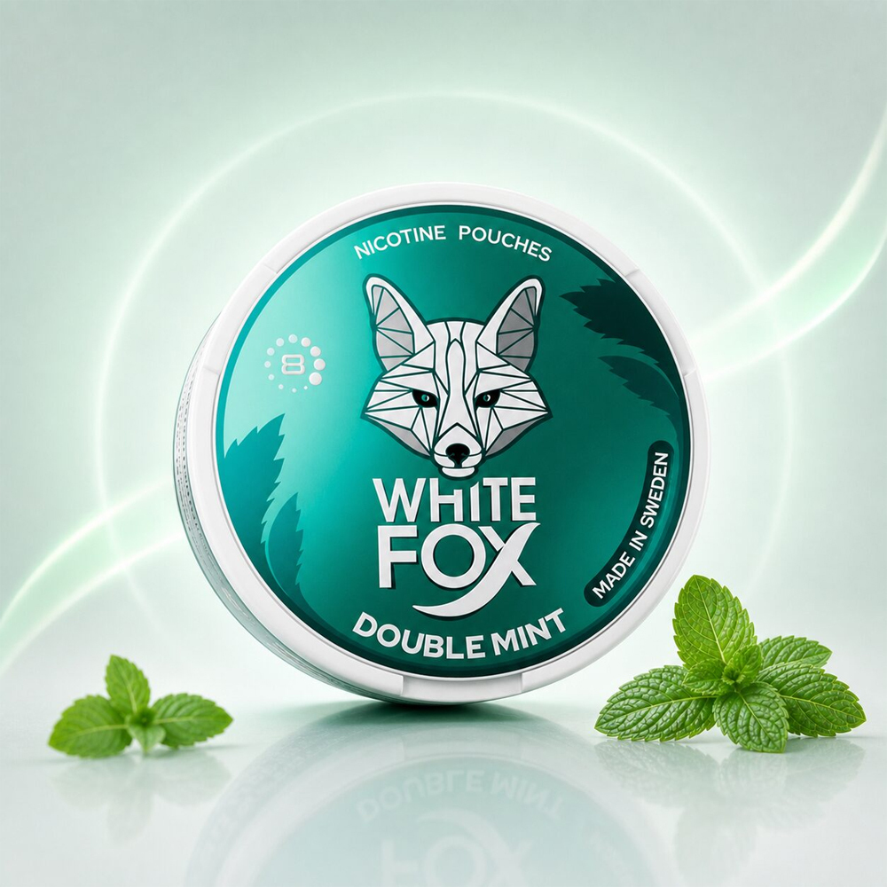 WHITE FOX Nicotine Pouches Strong Nicopods Nic Salts All White Portion Tobacco Free Bulk Wholesale