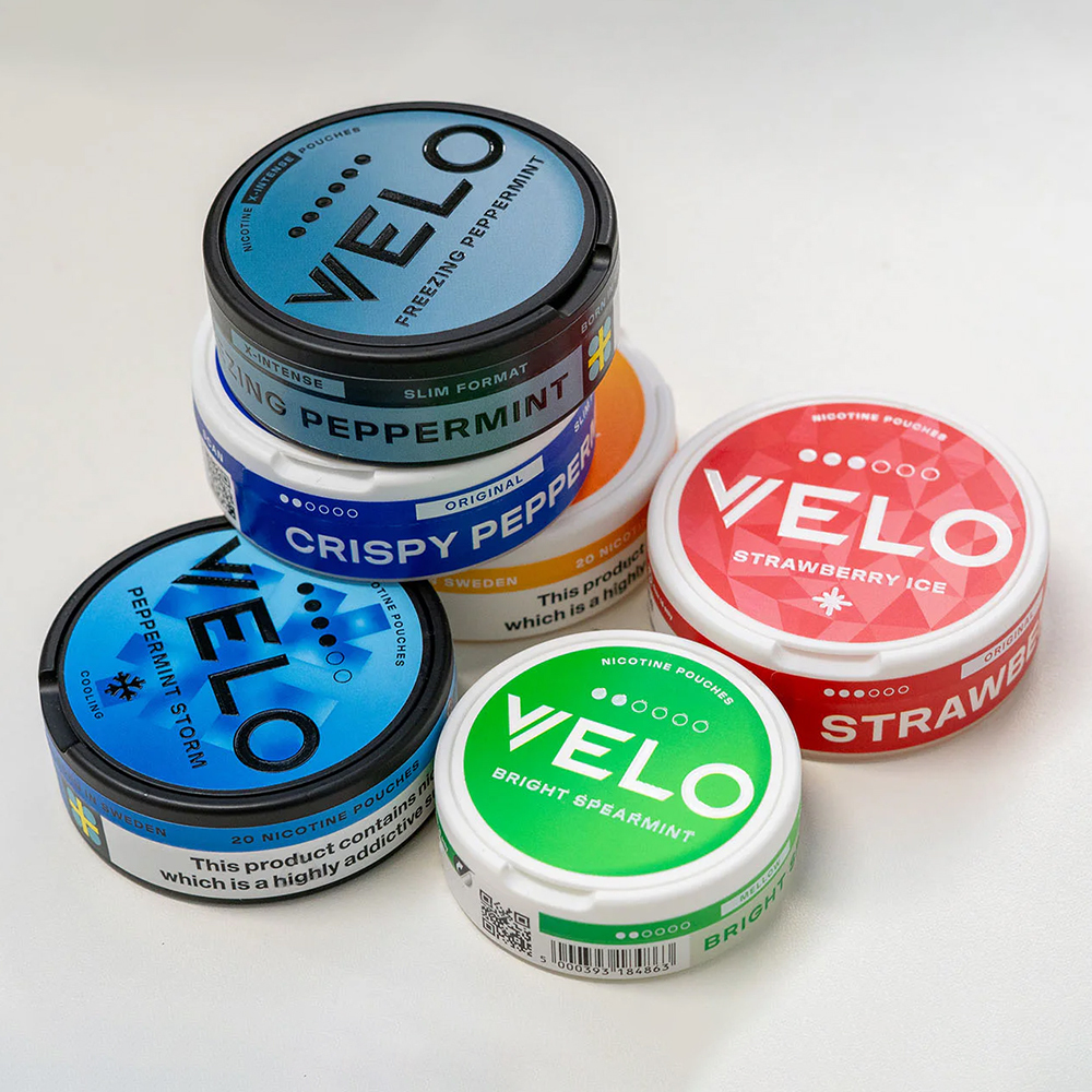 VELO Nicotine Pouches Strong Nicopods Nic Salts 6/10/14/20/30mg Tobacco Free Bulk Wholesale
