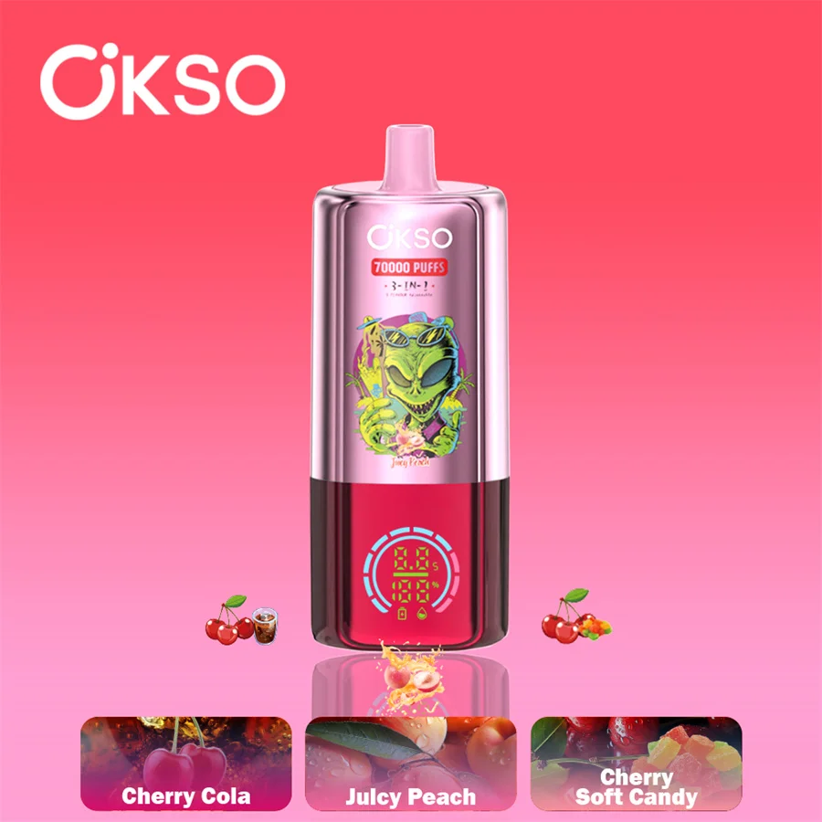 OKSO Tornado 100K Puffs Disposable Vape Pen Pre-Filling E Cigarette CN Warehouse Bulk Wholesale
