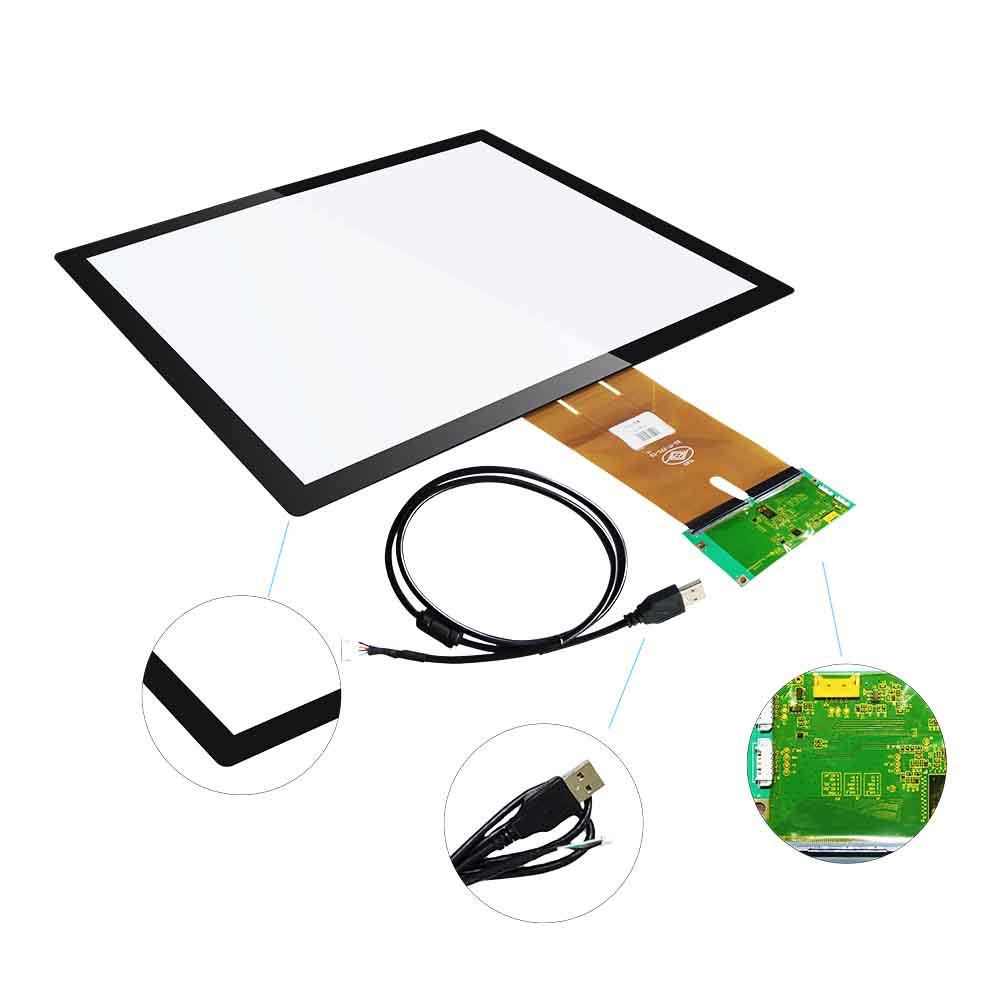 white touch screen monitor
