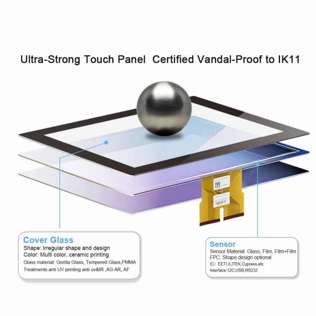 215 inch touch monitor