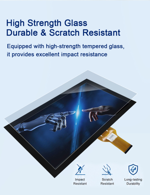 high brightness touch display