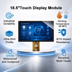 18.5 inch touch display module for production line monitoring