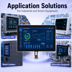 21.5 inch widescreen touch display for equipment visualization panel
