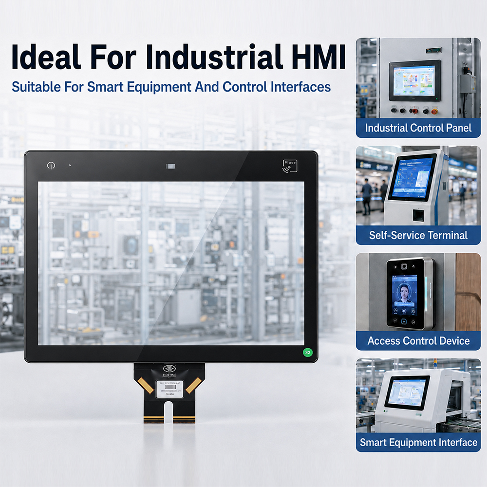 15.6 inch capacitive touch panel for industrial HMI and self-service terminals