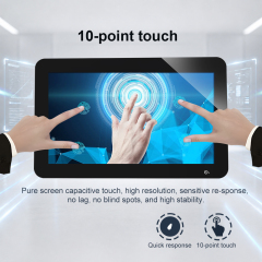 Kundenspezifischer PCAP Touchscreen 21,5 Zoll mit LCD und Optical Bonding
