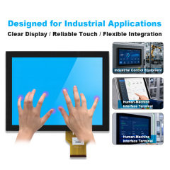 Vollflächig optisch verklebtes 4:3 Touch-Display-Modul für Industrie-HMI