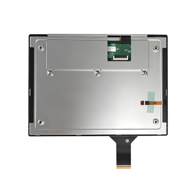 Front view of 8.4 inch LCD and capacitive touch assembly for a CNC machine interface
