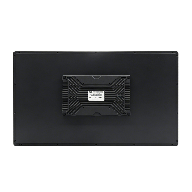 rear interface view of waterproof touch monitor for vending machines