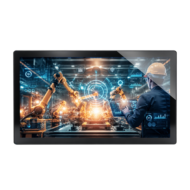 waterproof and dustproof front design for outdoor vending touch monitor