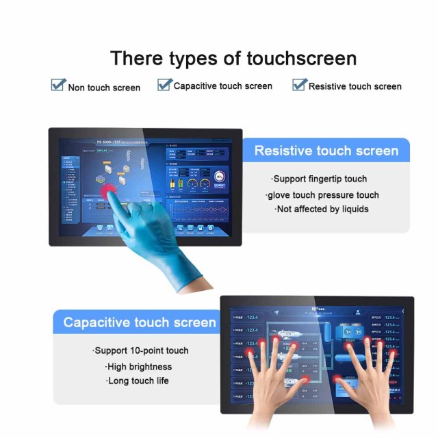 15.6 inch touch monitor used in medical device control panel