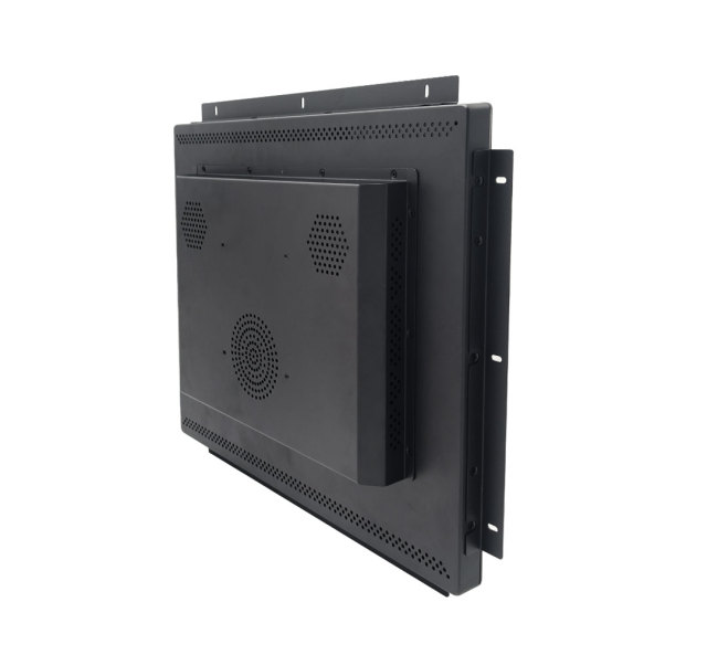 Rear metal chassis of 19-inch open-frame industrial touch monitor