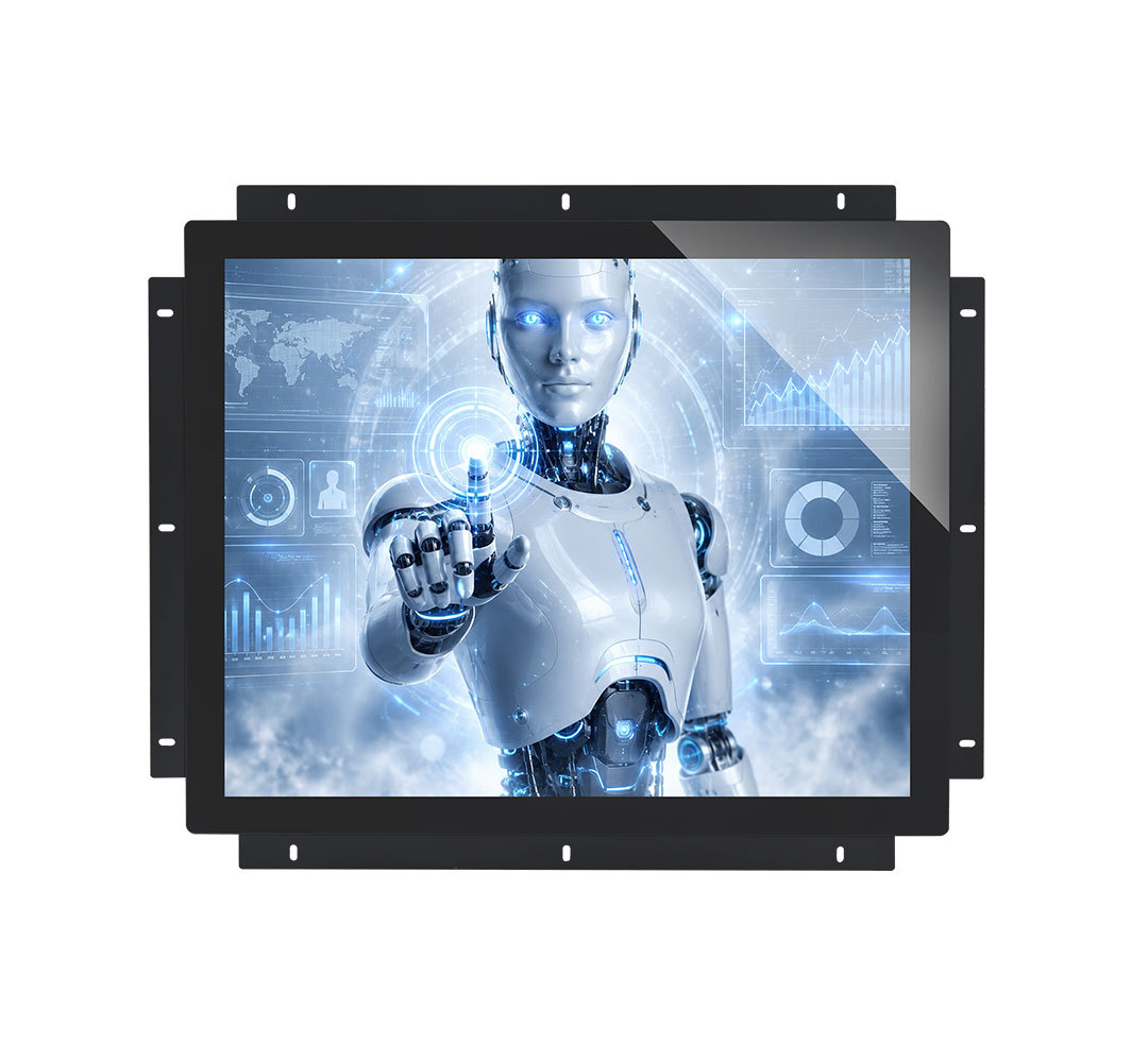 19-inch open-frame industrial PCAP touch monitor front view