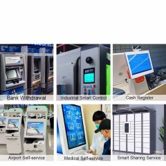custom PCAP industrial touch display module with cover glass and LCD integration
