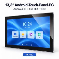 13,3-Zoll-Android-Panel-PC mit kapazitivem Full-HD-Touchdisplay und RK3562-Plattform