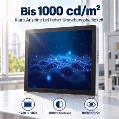 17 Zoll Einbau-Touchmonitor mit VESA 75 × 75 und 100 × 100 mm

物流应用场景