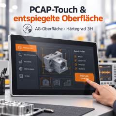 15,6 Zoll Industrie-Touchmonitor mit 3000:1 Kontrast und 350 cd/m²