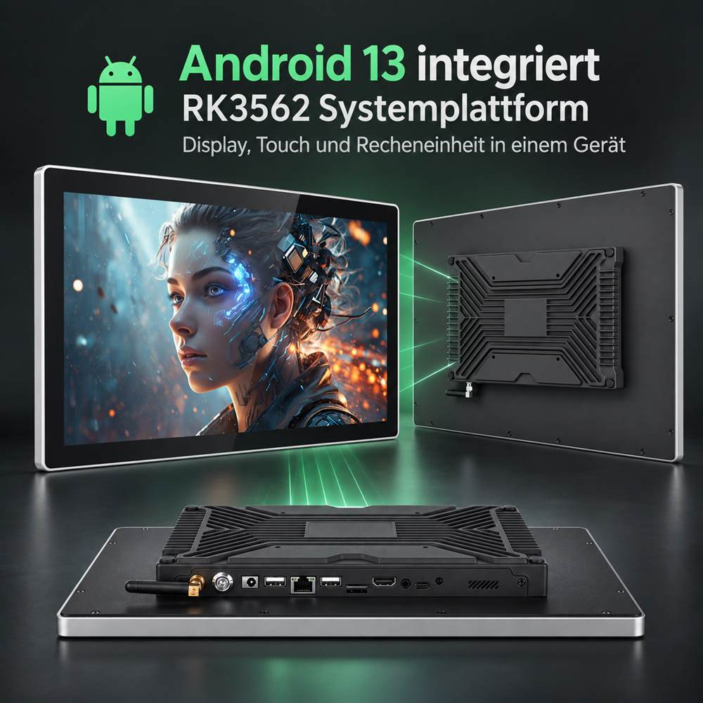 15,6 Zoll Android Panel-PC mit RK3562-Systemplattform und integrierter Recheneinheit