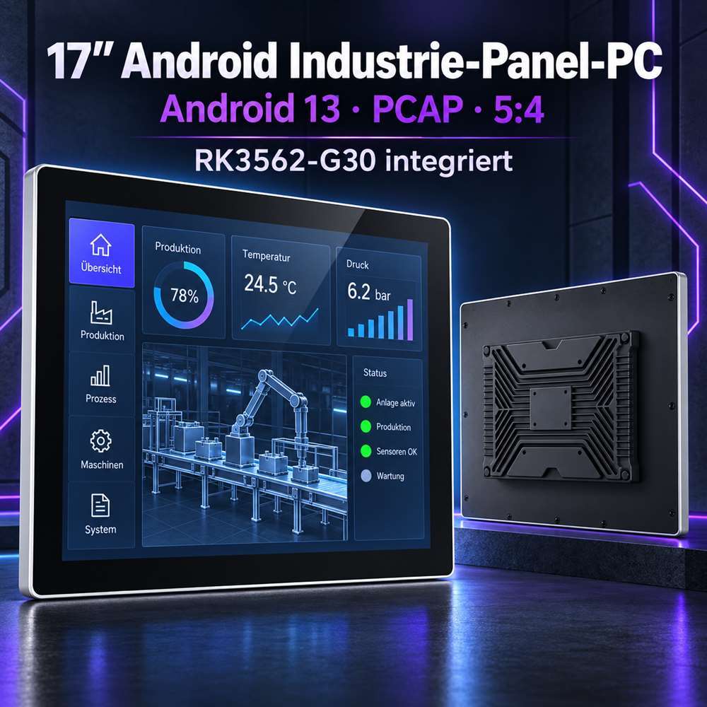 17 Zoll Android 13 Industrie-Panel-PC im 5:4-Format mit PCAP