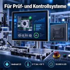 19 Zoll Android 13 Industrie-Panel-PC für Prüf- und Kontrollsysteme