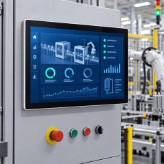23,8 Zoll Android Industrie-Panel-PC für HMI und Prozesssteuerung