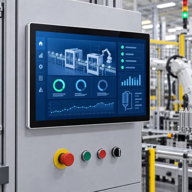 23,8 Zoll Android Industrie-Panel-PC für HMI und Prozesssteuerung
