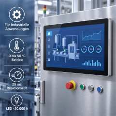 15,6 Zoll Touchmonitor für industrielle HMI-Systeme und Maschinensteuerungen