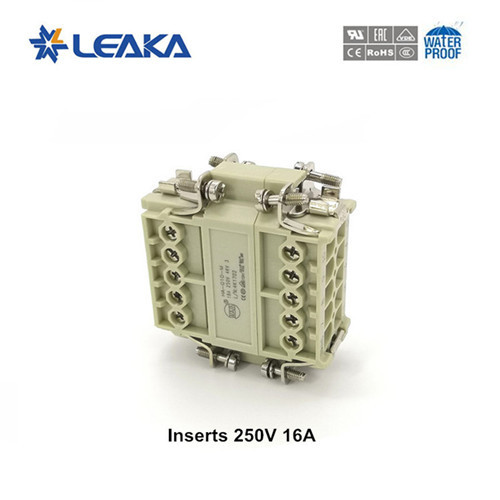 HA 10 pin heavy duty plug male female connector