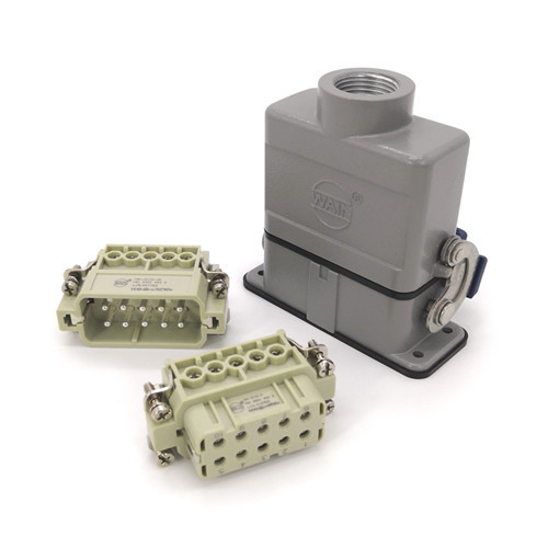 HA 10 pin heavy duty plug male female connector