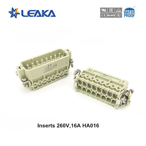 HA 16 pin heavy duty connector multipin heavy duty terminal block connectors