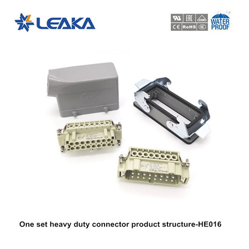HE 16 pin heavy duty electric industrial cable connectors