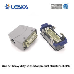 HE 16 pin heavy duty electric industrial cable connectors