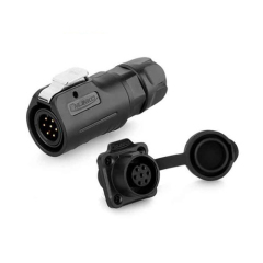 12M 7 Pin Waterproof Connector Various Styles Industrial IP67 Plug Socket