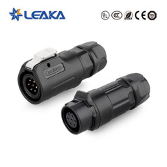 12M 7 Pin Waterproof Connector Various Styles Industrial IP67 Plug Socket