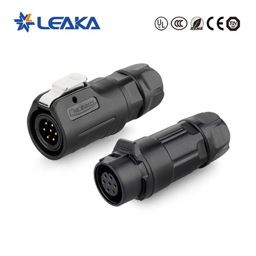 12M 7 Pin Waterproof Connector Various Styles Industrial IP67 Plug Socket