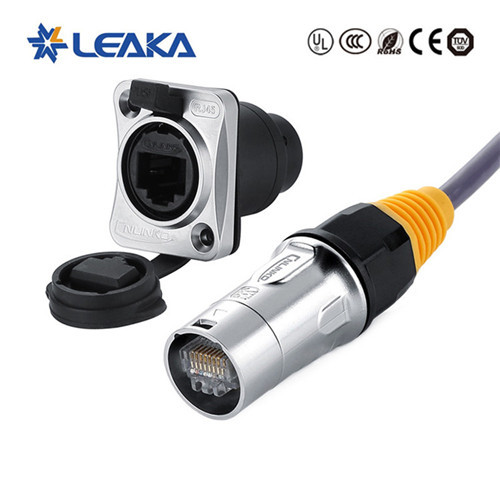 Cnlinko metal RJ45 cat3e cat5e pass through connector